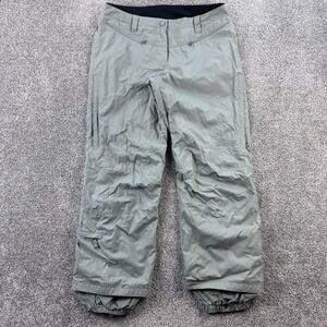 Black Dot Snow Pants Women's Large Gray Waterproof Insulated Pacific Trail